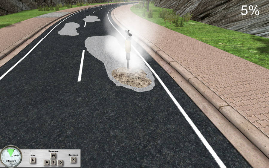 CrimsonRain.Com Road Works Simulator 道路工程模擬